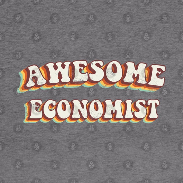 Awesome Economist - Groovy Retro 70s Style by LuneFolk